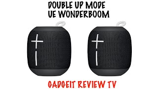 ULTIMATE EARS WONDERBOOM DOUBLE UP  PAIRING TWO SPEAKERS TOGETHER [upl. by Jakie169]