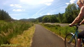 Out On The Bike  The Rob Roy Way Run Part 1 [upl. by Enialed]