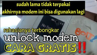 CARA UNLOCK MODEM BOLT E5372s  GRATIS Bagi Bagi ilmu Biar Berkah [upl. by Weismann]