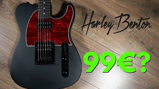 Harley Benton TE20HH SBK Standard Series  Guitar DemoReview [upl. by Trilbee]