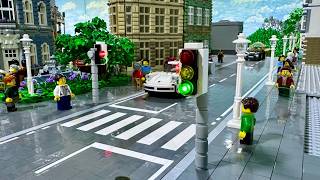 Super Realistic Details Fully Functional LEGO Traffic Lights  Lego City Update [upl. by Cramer192]