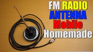 FM Transmitter ANTENNA Portable HOMEMADE For FM Transmitter DIY low Power Broadcast Radio Station [upl. by Kling]