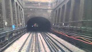 District Line  Drivers Eye View  High Street Kensington  Edgware Rd  C Stock  Carriage 5507 [upl. by Acinhoj]