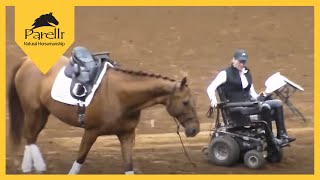 Paralympic Dressage Rider Lauren Barwick at Parelli Future of HorseManShip Tour Stop [upl. by Ros]