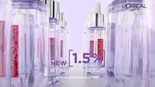 NEW L’Oreal Paris Revitalift 15 Hyaluron Serum  Replumps In 1 Hour [upl. by Windham254]