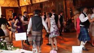 Traditional Ceilidh Dancing at a Scottish Wedding [upl. by Veradi]