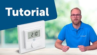 Tutorial Wandthermostat hinzufügen  Homematic IP [upl. by Anilehs]