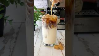 Iced Caramel Macchiato icedcoffee coffeerecipe [upl. by Ainnet]