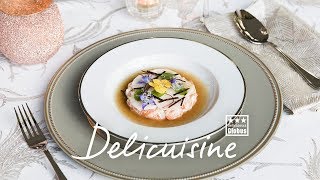 Delicuisine Rezept Lachs Tatar mit Ponzu Dashi [upl. by Inele]