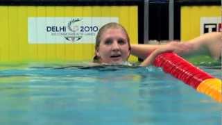 Rebecca Adlington 800m Freestyle Gold  Delhi 2010  Medal Memories [upl. by Faythe]