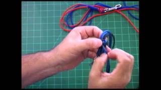 The Paracord Weaver How To  Transition Knots  Lanyard Knot to Snake Weave [upl. by Fredenburg]