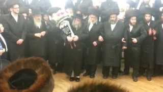 Toldos Zvi Spinka Rebbe Dancing with Torah 2013 [upl. by Notrub]