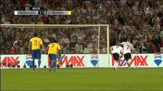 Deutschland vs Brasilien 32 Germany vs Brazil Aug 10 2011 Alle Highlights [upl. by Ahsatan663]