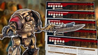 ALL CUSTODES FORGEWORLD DATASHEETS amp POINTS  Warhammer 40K 10th Edition [upl. by Thom777]