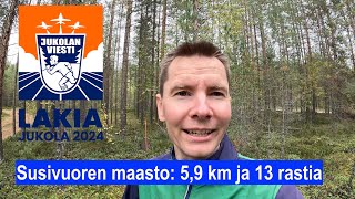 Jukola 2024  Susivuoren harjoitusmaasto reittiselostus [upl. by Stacey859]