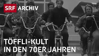 TöffliBoom in der Schweiz 1972  Mofa fahren ist Kult  SRF Archiv [upl. by Adnolohs]