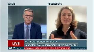 Migration „Nach der KanzlerAnkündigung im Februar 2023 ist nichts passiert“  Tanja Schweiger [upl. by Wyne]