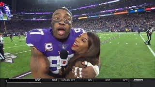 Absolutely Stunned Everson Griffens Winning Postgame Interview  Saints vs Vikings  Jan 14 2018 [upl. by Taryn]