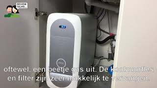 Review van Thijs over de GROHE Blue Home kraan voor gekoeld en bruisend water  lange verie [upl. by Atiuqahs296]