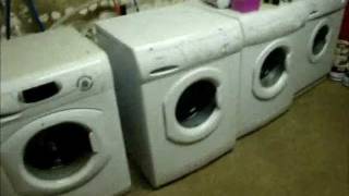 4 Hotpoint Washers [upl. by Nosliw]