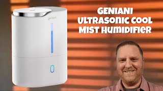 GENIANI Ultrasonic Cool Mist Humidifier Review [upl. by Alyel]