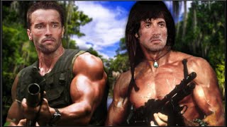 Then and Now ARNOLD SCHWARZENEGGER vs SYLVESTER STALLONE  Transformation Stallone vs Schwarzenegger [upl. by Holub]