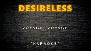 Desireless  Voyage Voyage Karaoke [upl. by Aynotel899]