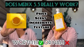 My honest review on Medix 55 Vitamin C firming and brightening lotion👀 Watch this before you buy [upl. by Bertolde460]