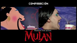 MULAN  Original VS Nuestro live action  Escena Casamentera  Comparación [upl. by Acassej]