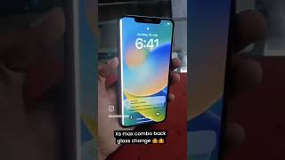 xs max combo back glass changeviral [upl. by Deb863]