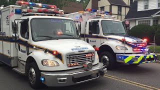 Teaneck Township 4th Of July Parade 2015 wTeaneck Ambulance [upl. by Aryas811]