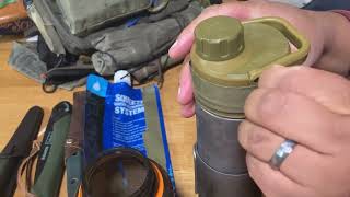 How to carry 275 oz of water in your grayl ultra press ti on the fly bushcraft water filtration [upl. by Eelrac811]