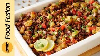 Kala Chana Aloo Chaat Recipe By Food Fusion Ramazan Special [upl. by Annekcm]