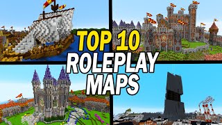 Top 10 Best Minecraft Roleplay Maps [upl. by Shiri704]