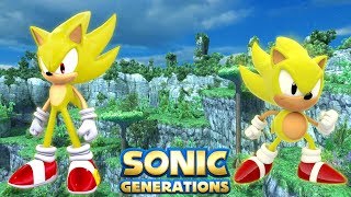 Sonic Generations PC 4K  Planet Wisp Act 1  2 Full Super Sonic [upl. by Onaicram]