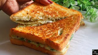 OMG This is so Delicious  Spicy amp Cheesy Bread Omelette Sandwich Recipe  Easy Breakfast Recipe [upl. by Sungam756]