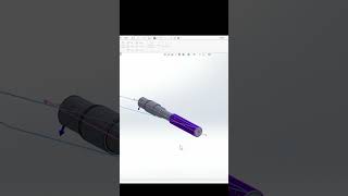 Solidworks CAD Design Exercise 129 Short solidworks mechanical trending engineering shaft [upl. by Macknair]