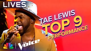 Tae Lewis Performs Lonestars quotAmazedquot  The Voice Lives  NBC [upl. by Burkhart]