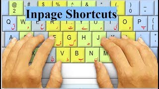 inpage Urdu composing All Shortcut Keys complete detail [upl. by Anas]