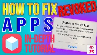 FIXED 2020 How To Fix Revoked TweakBox Apps UNABLE TO VERIFY APP FIX [upl. by Shaper735]