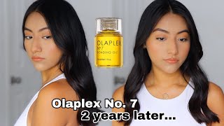 Olaplex No7 bonding oil2 years later [upl. by Adey]