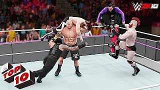 WWE 2K18 Top 10 Finisher Combinations Part 5 [upl. by Bonnette158]