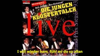 Die Jungen Klostertaler  quotFürstenfeldquot live LyricsText [upl. by Ahso]