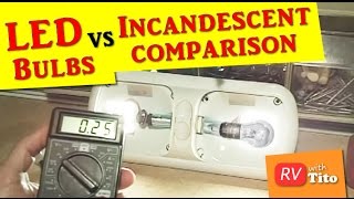 LED versus Incandescent Light Bulb Comparison [upl. by Primrosa]