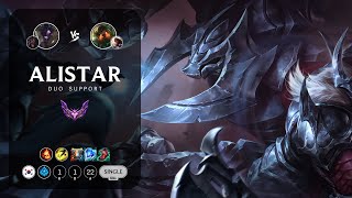 Alistar Support vs Nautilus  KR Master Patch 141 [upl. by Lledrev]