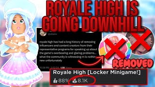 THE DOWNFALL OF ROYALE HIGH  Roblox Royale High 2024 [upl. by Yreneh]