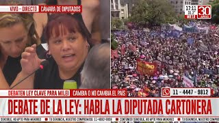 Natalia Zaracho quotBullrich odia a los pobresquot [upl. by Duster]