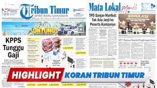 🔴Ganjar Sindir Menteri yang Belum Mundur dari Kabinet  HIGHLIGHT KORAN TRIBUN TIMUR [upl. by Ailecec]