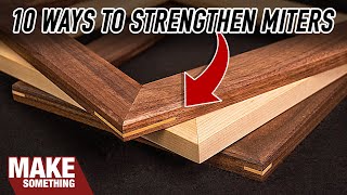 10 Ways to Reinforce Mitered Corners in Picture Frames [upl. by Aneel]