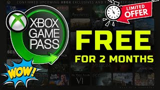 XBOX Game Pass FREE for 2 Months Claim Now 2022 [upl. by Anitsyrhc196]